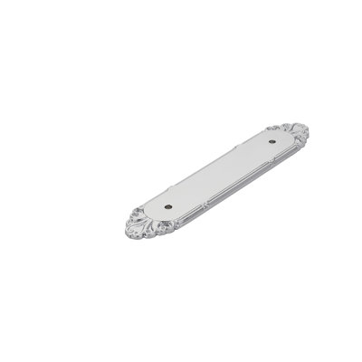 Emtek Ribbon and Reed Backplate for Cabinet Pull