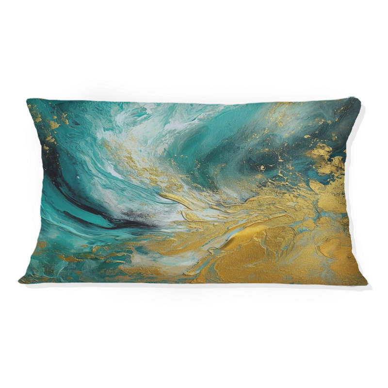 Coussin décoratif Golden Wave