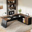 Bureau de direction en L avec tiroirs-954856584