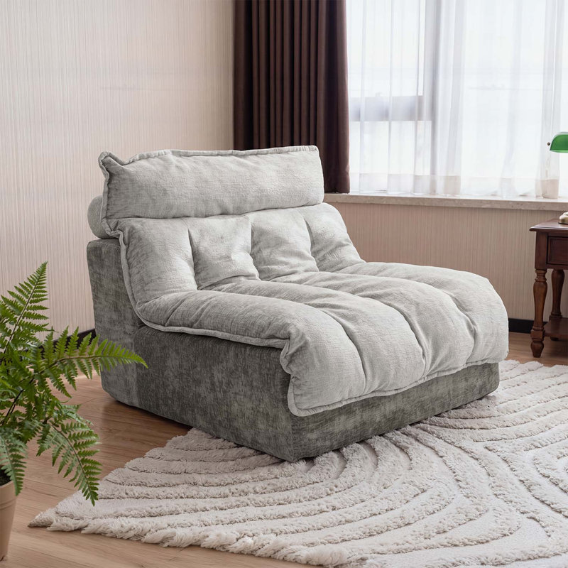 Canapé Cloud, siège simple, canapé modulaire moderne pour le salon, la chambre à coucher et l’appartement, coussin rembourré à double couche confortable, tissu chenille respirant