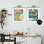 Ensemble de 2 impressions encadrées sous verre Bright Veggie Harvests, design par Courtney Haley-117111622-117111623