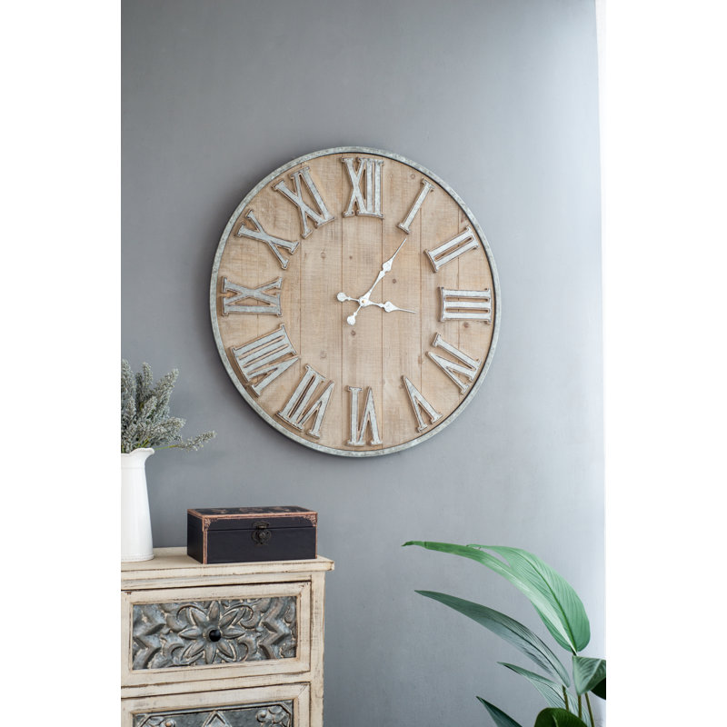Solid Wood Wall Clock