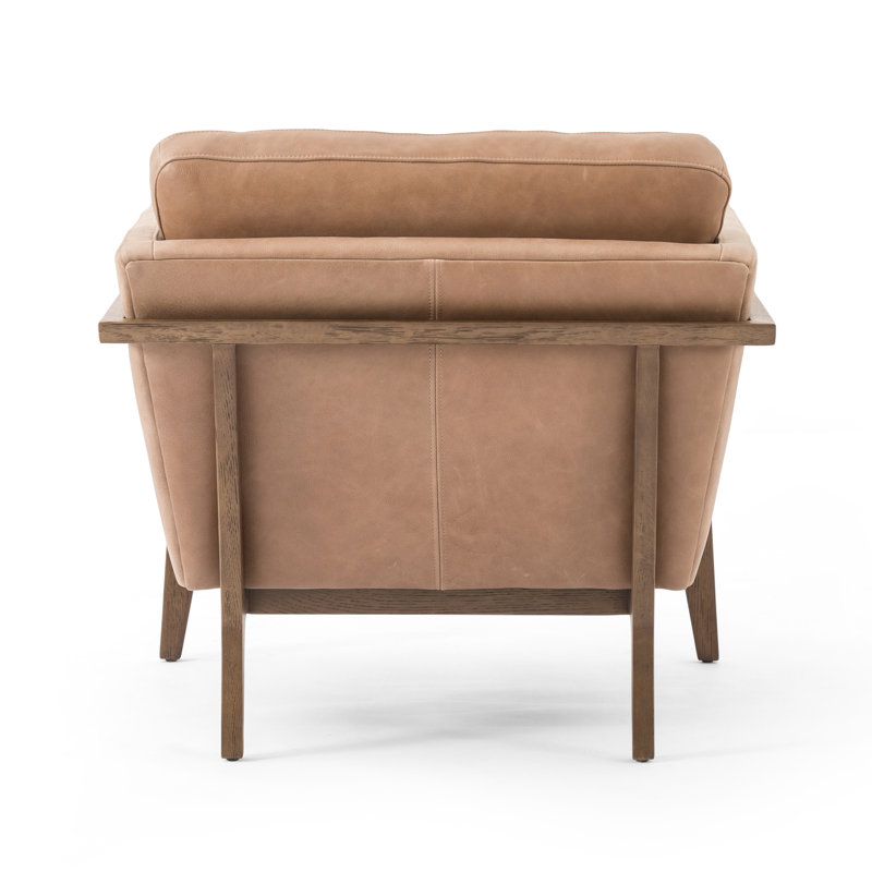 Dash Armchair, Distressed Natural, Palermo Drift Top Grain Leather