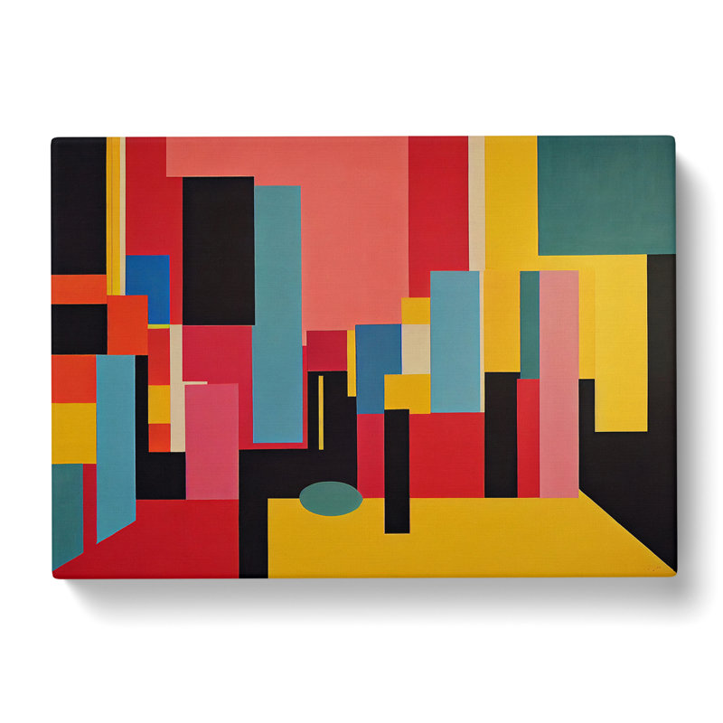 Bauhaus Abstract Vol.5 - Wrapped Canvas Print, 50cm H x 76cm W x 3cm D