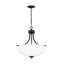 Luminaire suspendu à trois lumières Geary de Génération Lighting -1513290015-1486611579-1486611583