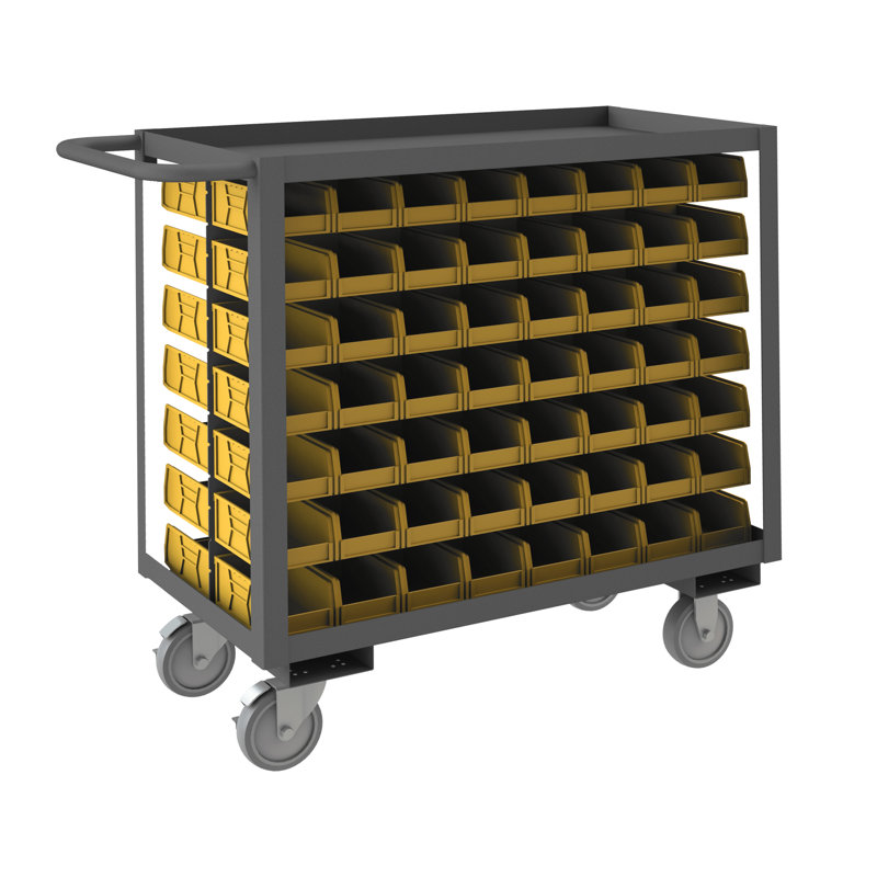 Chariot de réserve avec 220 bacs