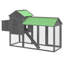 Waltham 1.25 m² Chicken Coop with Chicken Run and with Roosting Bar-634922001