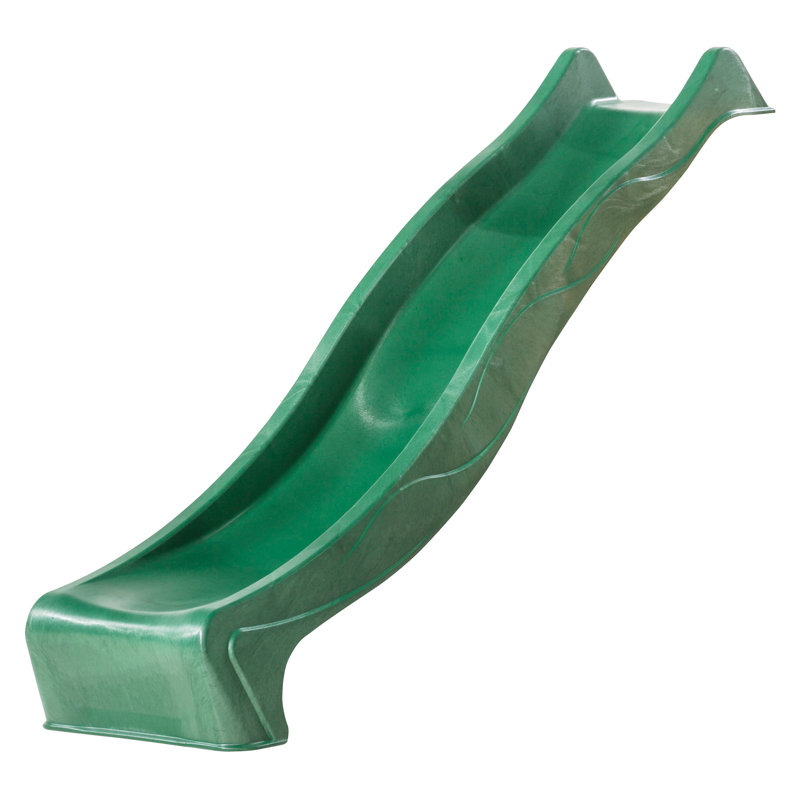 Selene Freeport Park Indoor Wave Slide, Green