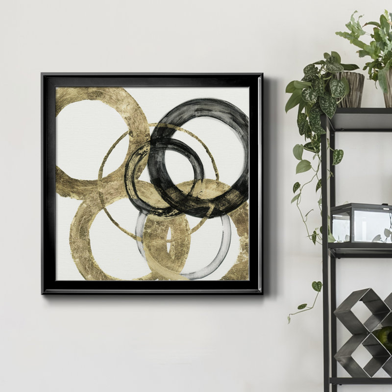 " Ring II ", 26.5" H x 26.5" W x 1.5" D, Black