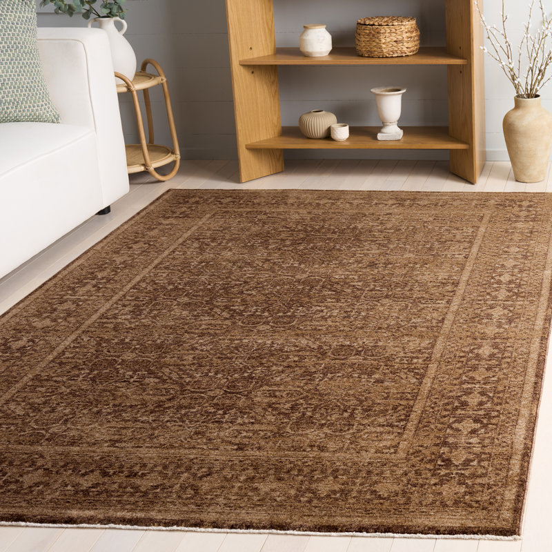 Vintage Overdye Performance Oriental Indoor Rug, Rectangle 6' x 9'