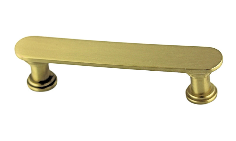DIY Cabinet Pull Base - 3", Satin Brass