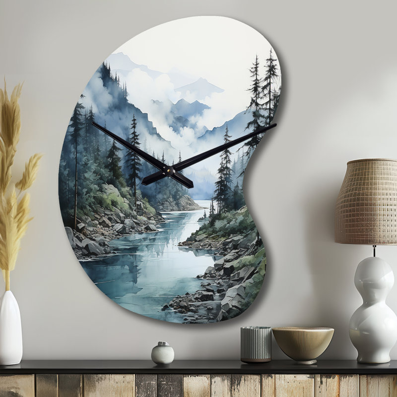 Horloge murale grise, Petit