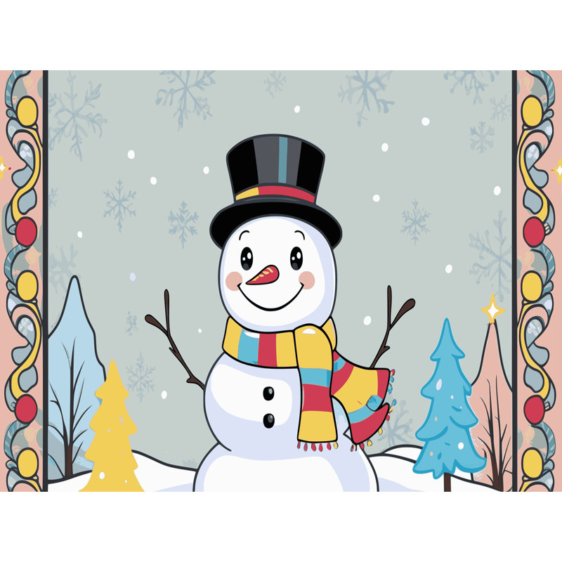 Tapis vacances de Noël The Holiday Aisle®, Rectangulaire 8 pi x 12 pi