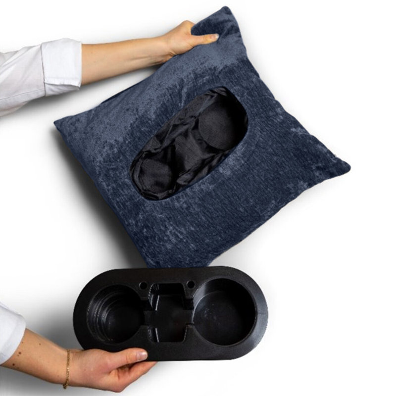 Coussin Nesty, Bleu marine