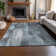 Premium Machine Washable Cerrito AMF567 Teal Rug