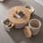 New style creative simple round tea table