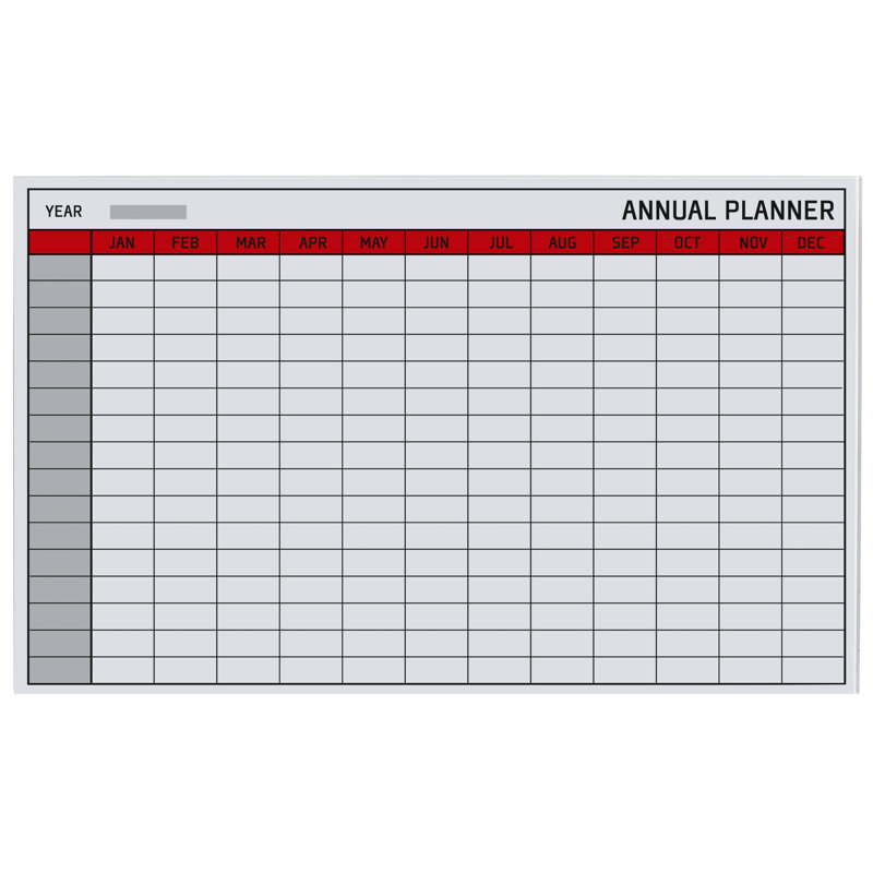 Glass Annual Planner