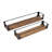 2 Piece Metal Floating Shelf