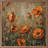 Orange Poppies Dark Grass-1114009101