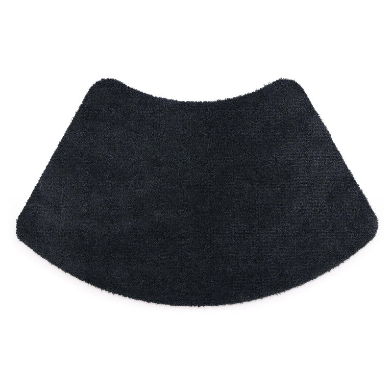 My Mat Soft Bathroom Curve bath mat, Black