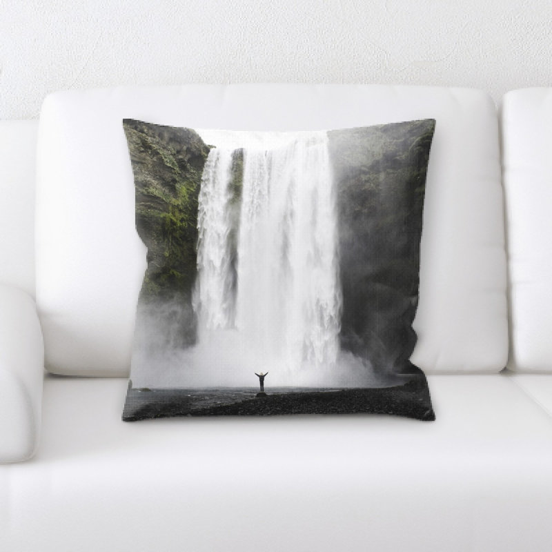 Microsuede Throw Pillow