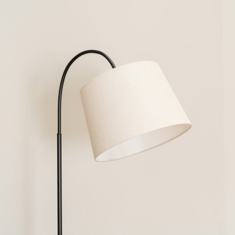Lompico 167cm Traditional Floor Lamp, Black