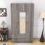 Armoire autoportante élégante avec miroir pleine longueur, tiroir verrouillable et armoire supérieure Mhapankar-1525130843