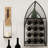 Sailboat Shaped Wine Cabinet Rack