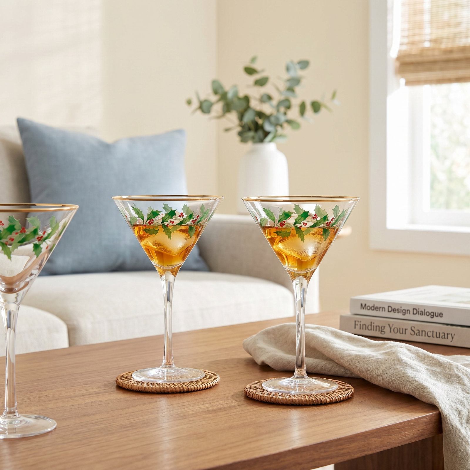 Holiday Martini Glass