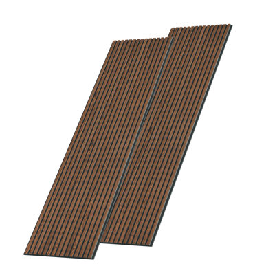 2pc x 94.5" x 24" 3D Acoustic/Sound proof Wood Slat Wall Panels(2 Piece/31.5 sq. ft.)