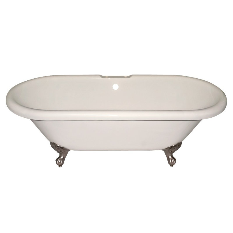 Halifax 70.5'' x 31.5'' Soaking Acrylic Bathtub, Oil Rubbed Bronze
