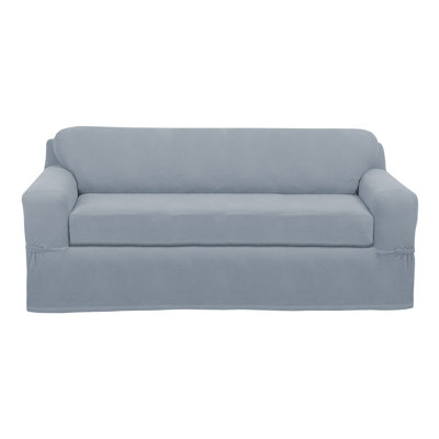 Ultra-Soft Stretch Box Cushion Sofa Slipcover
