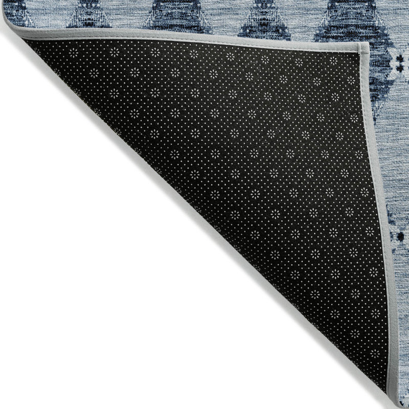 Tapis rectangulaire intérieur / extérieur 1 pi 8 po x 2 pi 6 po avec envers antidérapant Loreen, Rectangulaire 3 pi x 5 pi