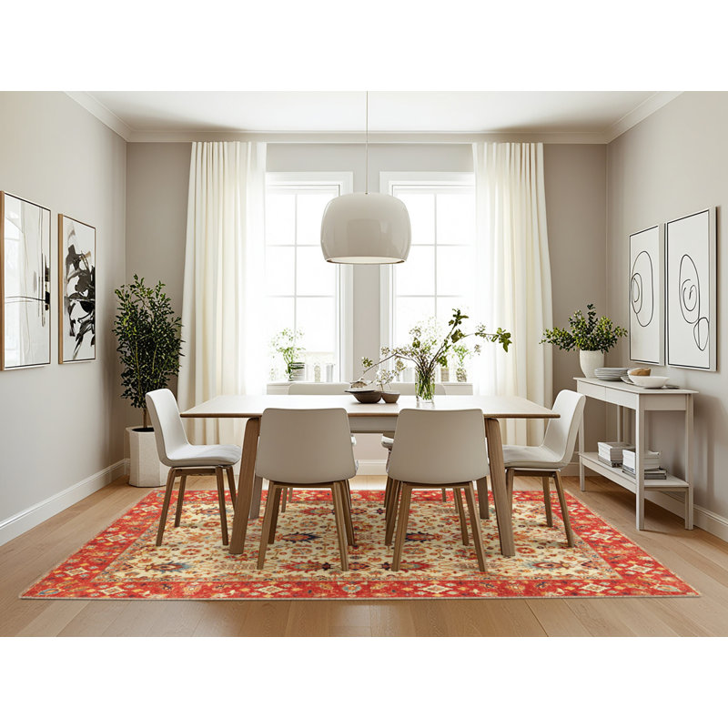 Brzozowski Oriental Indoor Rug, Rectangle 7' x 10'