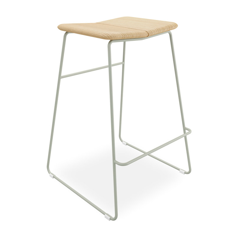 Aero Bar Stool & Counter Stool, Bar Stool (30" Seat Height), Sage Powder Coat