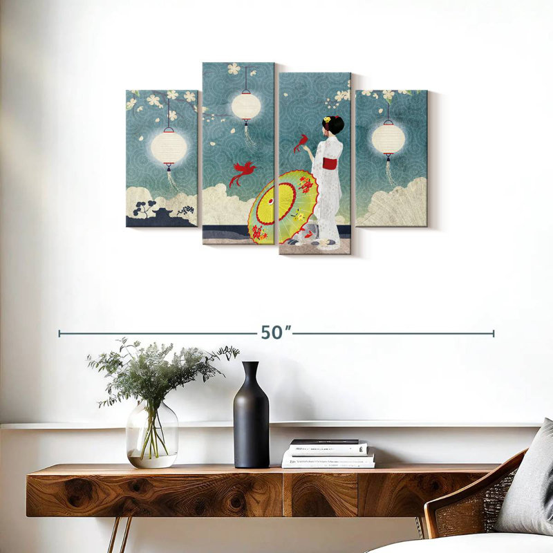 Leisha Geisha's Fantasy, 22" H x 36" W