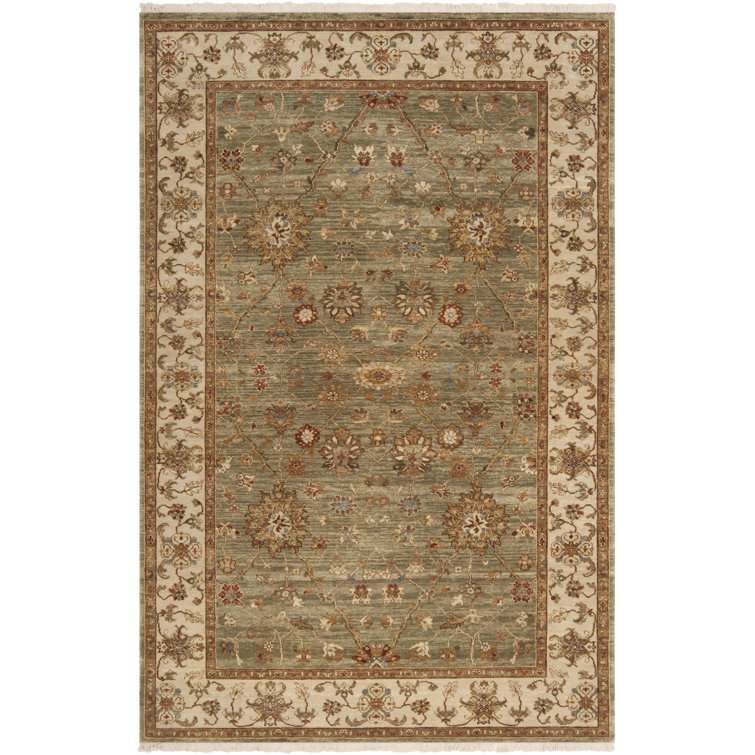 Derosier Wool Oriental Indoor Rug