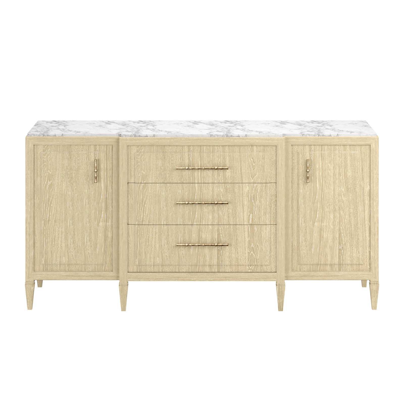 Eave Credenza With Stone Top
