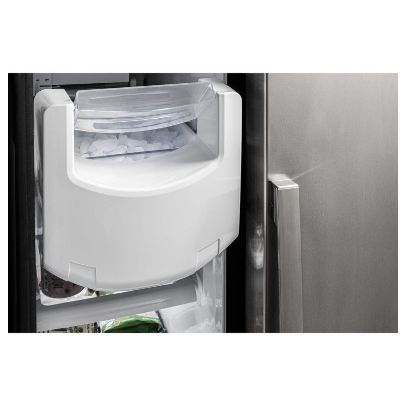 35.75" Counter Depth Side by Side 21.9 cu. ft. Refrigerator with Fingerprint Resistant Finish