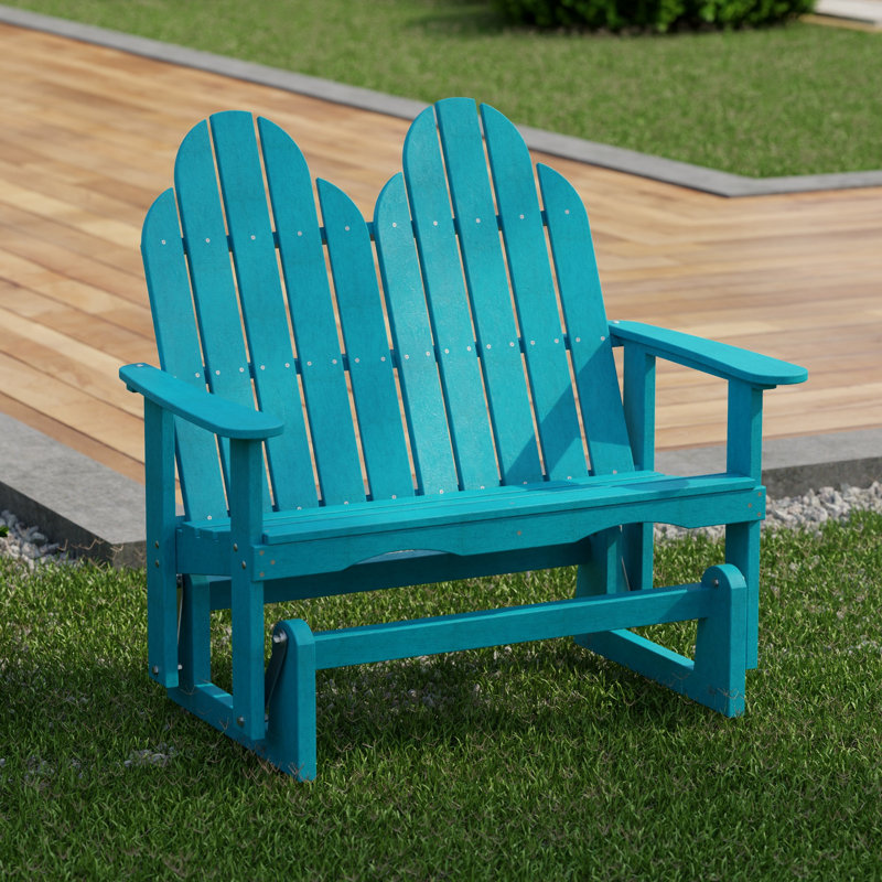 Fauteuil oscillant classique Adirondack, Bleu Aruba