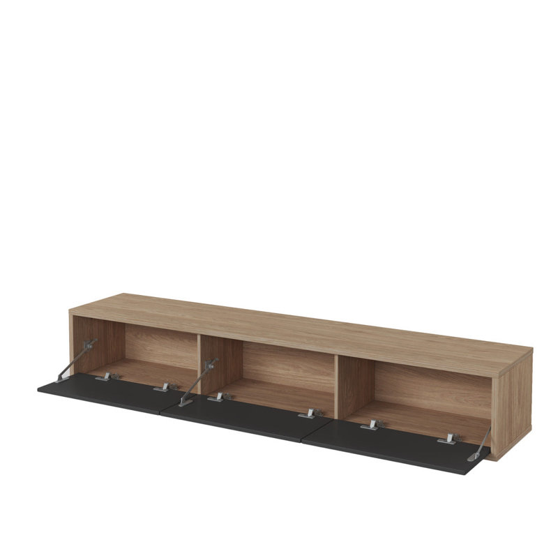 Bellantoni Unfinished TV Stand for TVs up to 70", Anthracite
