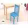 Kids 14'' Wood Desk Or Activity Chair Chair and Ottoman
