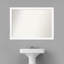 Miroir mural non biseauté blanc-1293271123