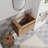 Bathroom Vanity With Open Shelf