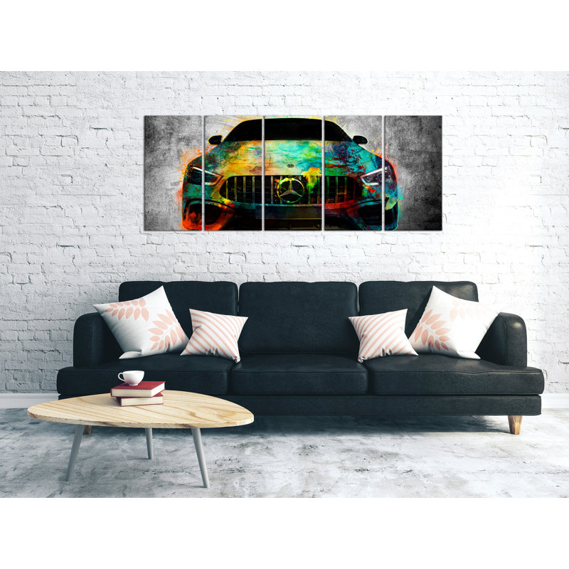 No Frame Print on Canvas, 90cm H x 225cm W