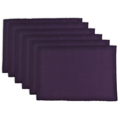 Raevin 6 Piece Cotton Placemat Set