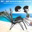 Metal Outdoor Lounge Chair with Ottoman-851149495