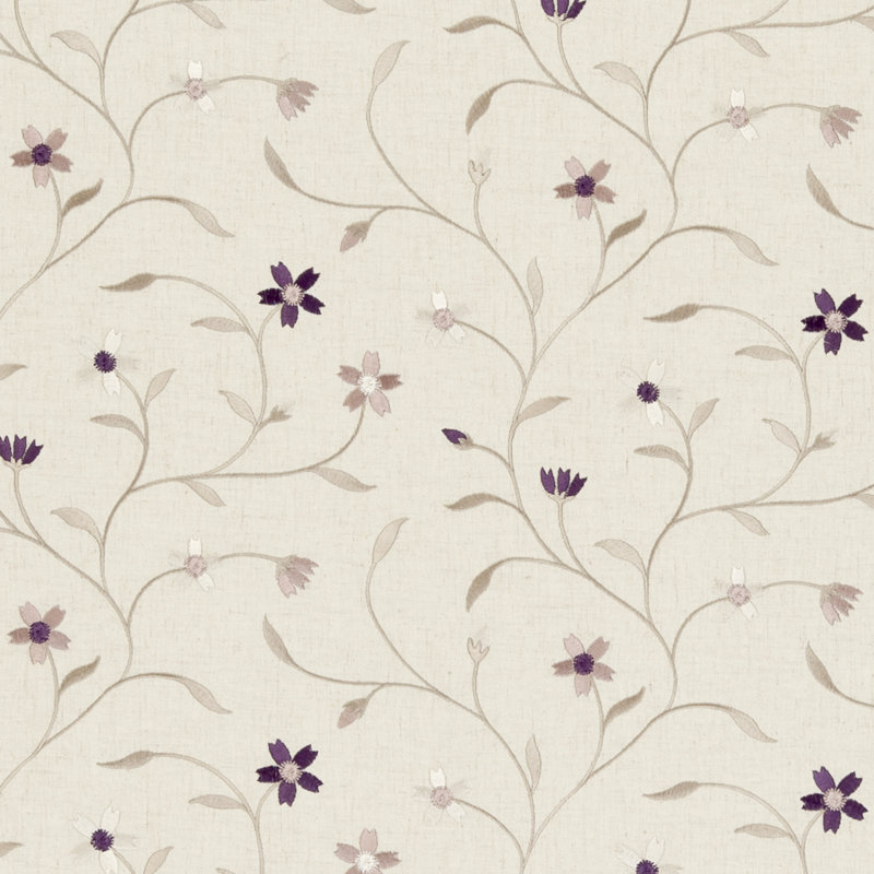 Ribble Valley Mellor Fabric, Heather