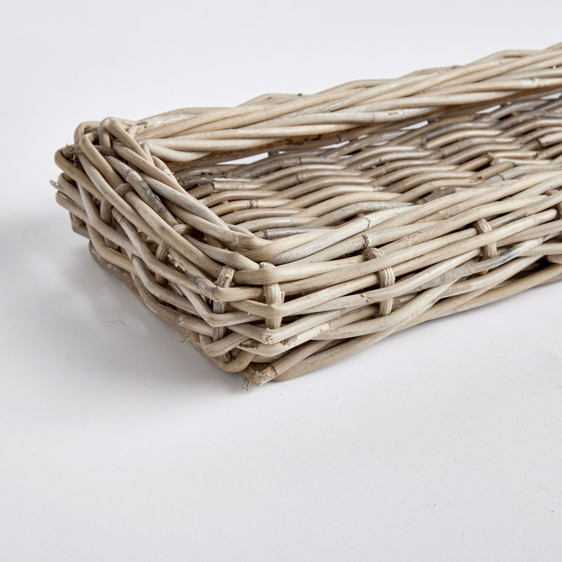 Keshia Wicker Tray - Set of 1