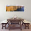 Vue de haut angle des falaises, falaises de la mère, comté de Clare, République d'Irlande, art mural abstrait contemporain, océan-890538376